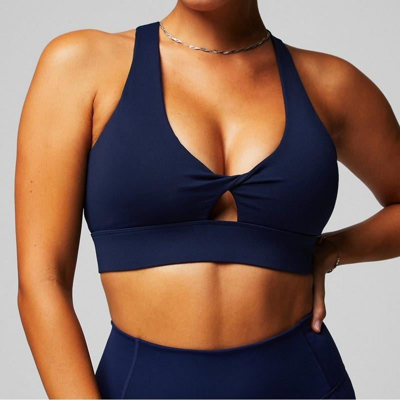 Fabletics Women'S Oasis Twist Medium Impact Sports Bra