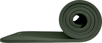 Solana Yoga Mat 1/2" Thick W/Nylon Strap for Men & Women - Non Slip Exercise Mat for Yoga, Pilates, Stretching, Floor & Fitness Workouts