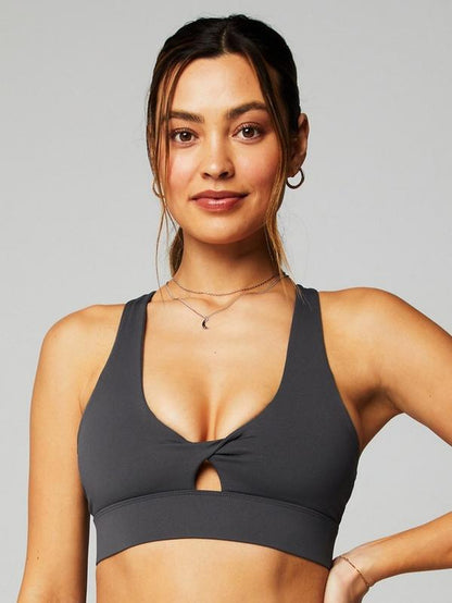 Fabletics Women'S Oasis Twist Medium Impact Sports Bra