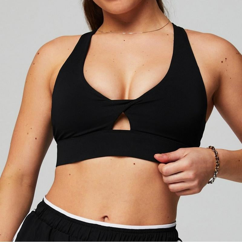 Fabletics Women'S Oasis Twist Medium Impact Sports Bra