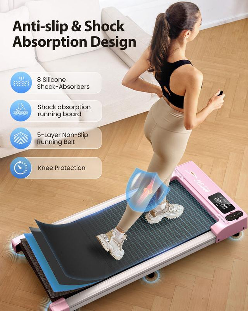 [Black Friday]Jagjog Walking Pad Treadmill with Incline Affordable Workout Equipment for Home Gym 4 in 1 under Desk for 265 plus Lbs Low Noise Exercise